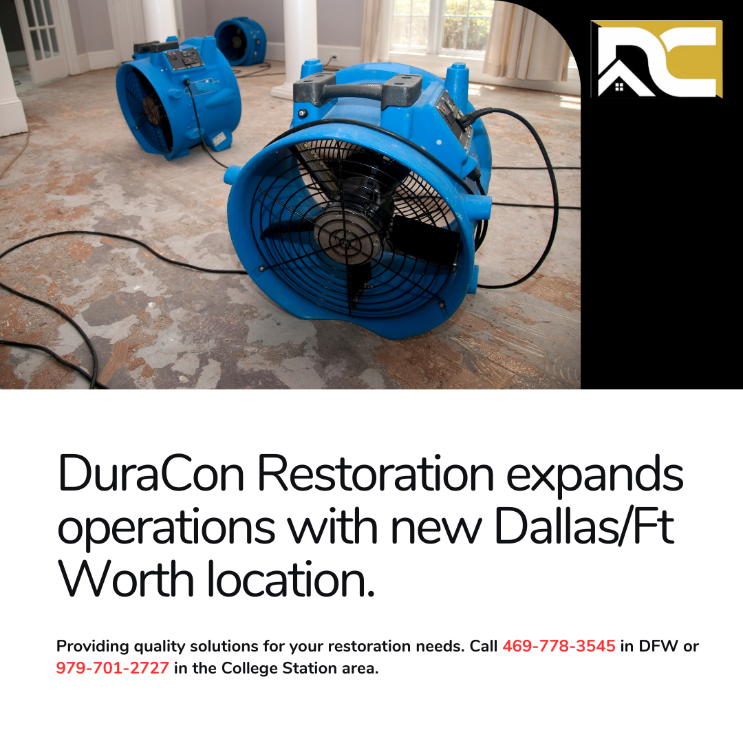 DuraCon Restoration Opens New Location in Dallas / Ft Worth Area
